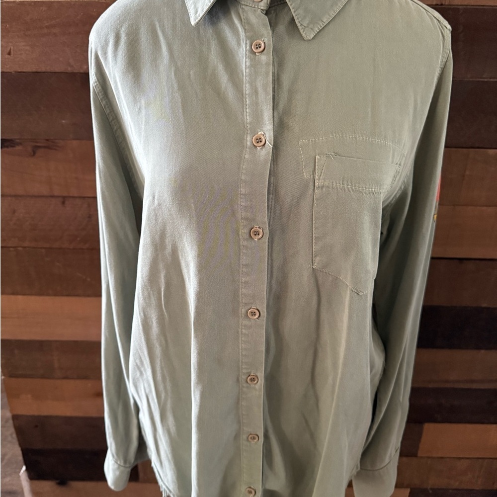 Lauren Moshi Sage XS Button-Up Shirt